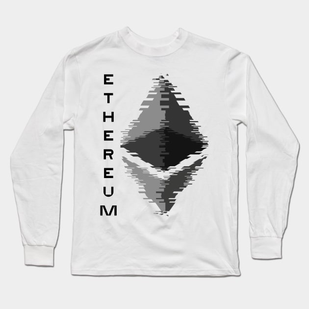 Ethereum Long Sleeve T-Shirt by RedSparkle 